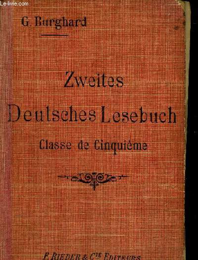 ZWEITES DEUTSCHES LESEBUCH - CLASSE DE CINQUIEME