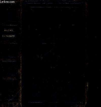 RECUEIL DE PRIERES A L USAGE DES ASSOCIES DU SACRE COEUR DE JESUS ET DE L APOSTOLAT DE LA PRIERE - REVU ET MIS EN ORDRE - NOUVELLE EDITION - OUVRAGE EN LATIN ET EN FRANCAIS