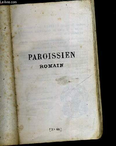 PAROISSIEN ROMAIN N60