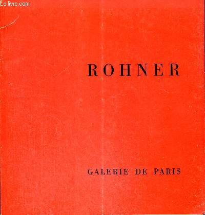 ROHNER 1 FEVRIER - 4 MARS 1972