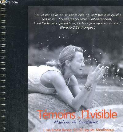 TEMOINS DE L INVISIBLE