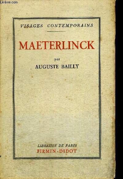 MAETERLINCK - VISAGES CONTEMPORAINS