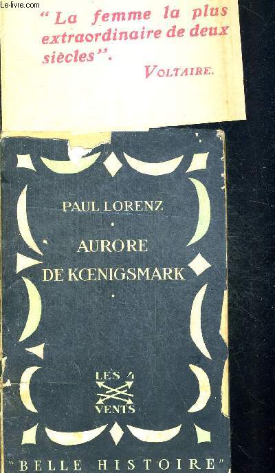 AURORE DE KOENIGSMARK - COLLECTION BELLE HISTOIRE