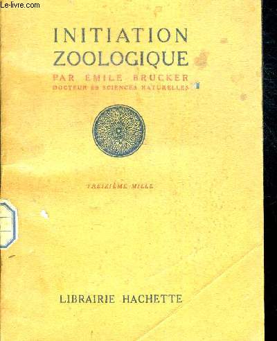 INITIATION ZOOLOGIQUE - COLLECTION DES INITIATIVES