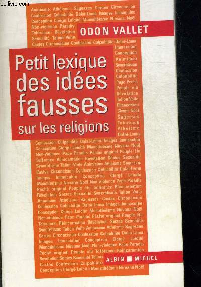 PETIT LEXIQUE DES IDEES FAUSSES SUR LES RELIGIONS