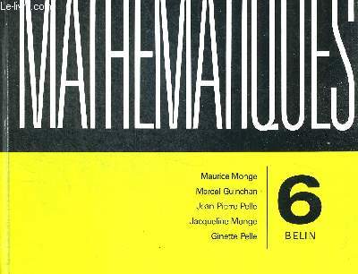 MATHEMATIQUES. 6ieme.