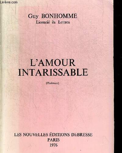 L AMOUR INTARISSABLE