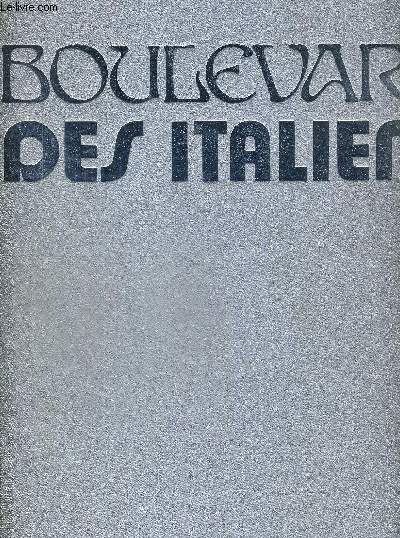 BOULEVARDS ITALIEN. PHOTOS JOHN CRAVEN. OUVRAGE EN ANGLAIS.