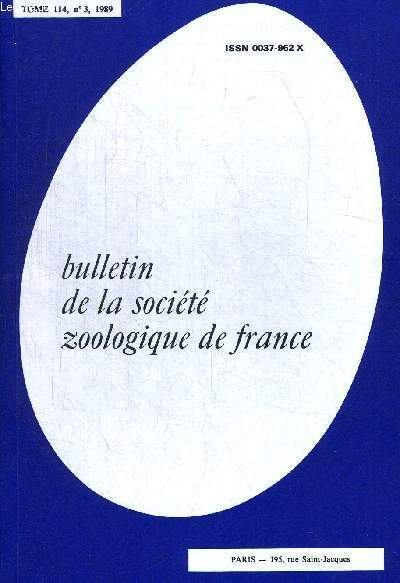 BULLETIN DE LA SOCIETE ZOOLOGIQUE DE FRANCE. EVOLUTION ET ZOOLOGIE. TOME 114 N3. 1989. LES RESSOURCES VIVANTES DE LA MEDITERRANEE OCCIDENTALE 1ere PARTIE / UTILISATION DES METHODES GENETIQUES COMME INSTRUMENT DE GESTION PISCICOLE