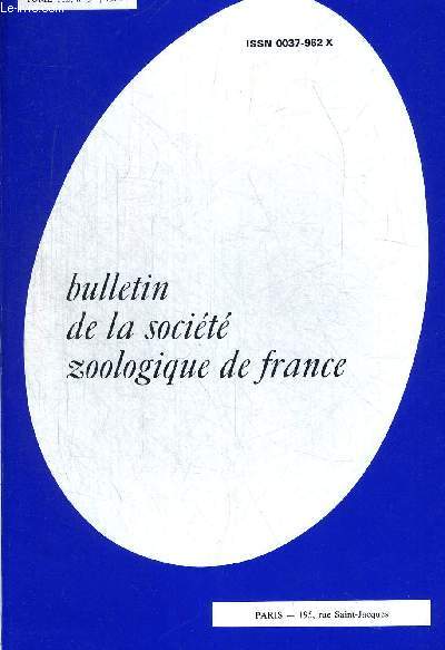 BULLETIN DE LA SOCIETE ZOOLOGIQUE DE FRANCE. EVOLUTION ET ZOOLOGIE. TOME 112 N3-4. 1987. UN MODELE CLASSIQUE D EVOLUTION INSULAIRE LES GEOSPIZINES OU PINSONS DE DARWIN / LE PEUPLEMENT ORNITHOLOGIQUE DE L ARCHIPEL DES ACORES COMPOSITION, ECOLOGIE