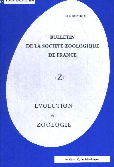 BULLETIN DE LA SOCIETE ZOOLOGIQUE DE FRANCE. EVOLUTION ET ZOOLOGIE. TOME 120 N2.1995. L INVENTION DE LA CELLULE MERISTEMATIQUE / DES PROTOCARYOTES AUX EUCARYOTES ACTUELS ET FOSSILES