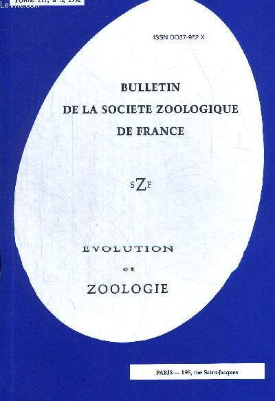 BULLETIN DE LA SOCIETE ZOOLOGIQUE DE FRANCE. EVOLUTION ET ZOOLOGIE. TOME 117 N3. 1992. LA PARTHENOGENESE CHEZ LES GEKKONIDAE / STRATEGIES REPRODUCTIVES DES VIPERIDAE DANS LES ZONES TEMPERES FRAICHES ET FROIDES