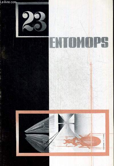 ENTOMOPS N23 . REVUE TRIMESTRIELLE DES ENTOMOLOGISTES DES ALPES MARITIMES ET DE LA CORSE. RAYNAUD P. CARABIDAE TABLEAU SYNOPTIQUE DES ESPECES DU SOUS GENRE ORINOCARABUS KRAATZ / HERVE P. COLEOPTERA NOTES TERATOLOGIQUES / VIETTE P. SPHINGIDAE