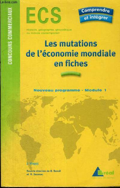 LES MUTATIONS DE L'ECONOMIE MONDIALE EN FICHE NOUVEAU PROGRAMME-MODULE 1