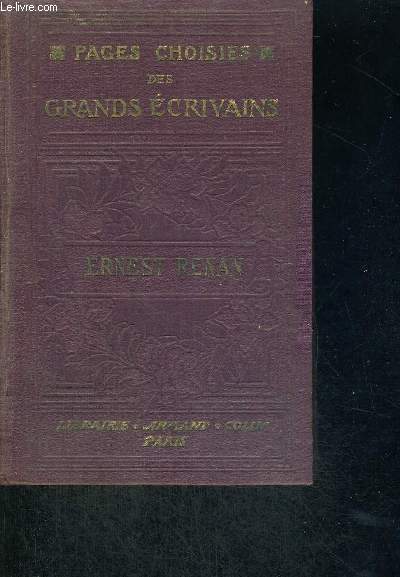 PAGES CHOISIS DES GRANDS ECRIVAINS - LECTURE LITTERAIRES