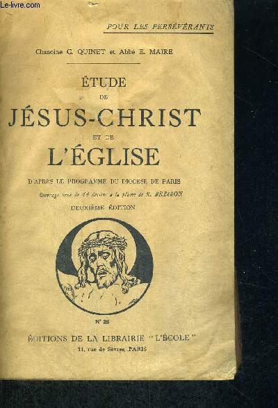 ETUDE DE JESUS CHRIST ET DE L'EGLISE