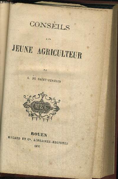CONSEILS DE JEUNE AGRICULTEUR