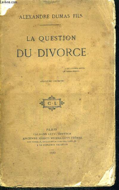 LA QUESTION DU DIVORCE