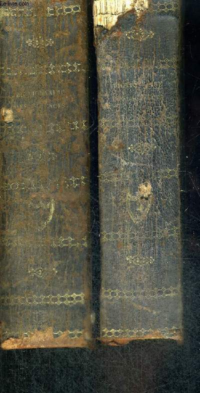 DICTIONNAIRE DES SCIENCES ET DES ARTS - 2 VOLUMES - TOME 1 ET 2