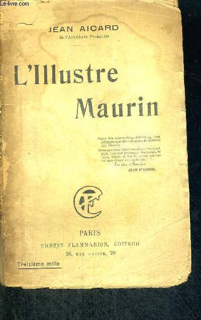 L'ILLUSTRE MAURIN - 13EME MILLE