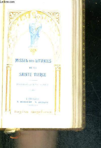 MISSEL DES LITANIES DE LA SAINTE VIERGE