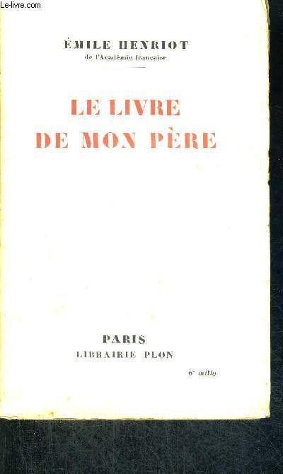 LE LIVRE DE MON PERE