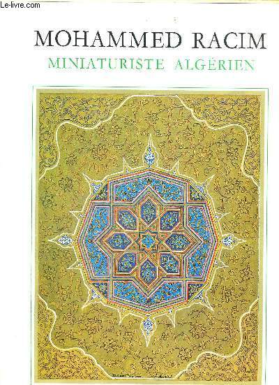 MINIATURISTE ALGERIEN - LIVRE EN ARABE