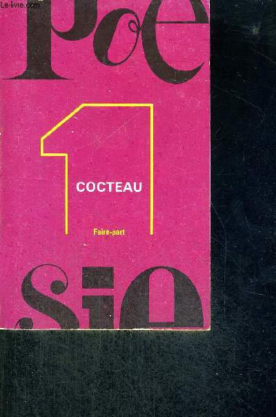 FAIRE-PART - POEMES - 1922-1962