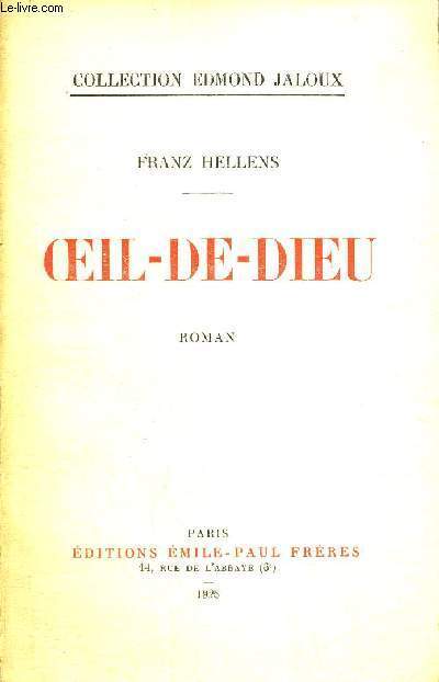 OEIL DE DIEU - COLLECTION EDMOND JALOUX