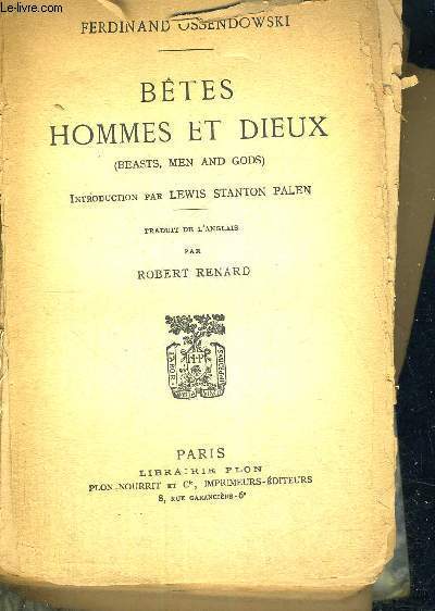 BETES - HOMMES ET DIEU