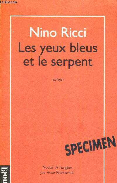 LES YEUX BLEUS ET LE SERPENT