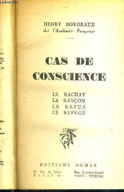CAS DE CONSCIENCE