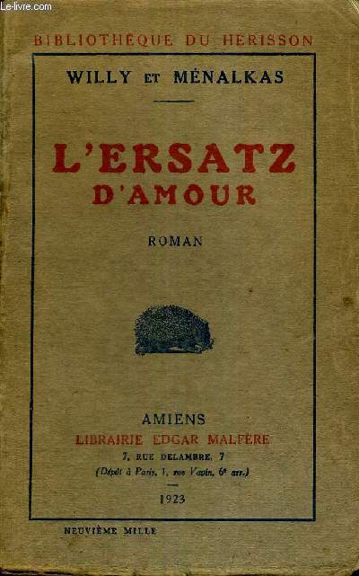 L'ERSATZ D'AMOUR