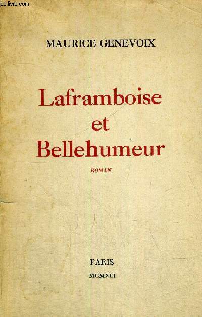 LAFRAMBOISE ET BELLEHUMEUR