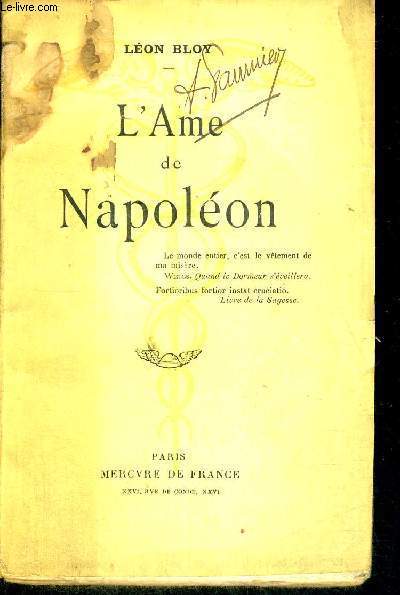 L'AME DE NAPOLEON - EXEMPLAIRE N381