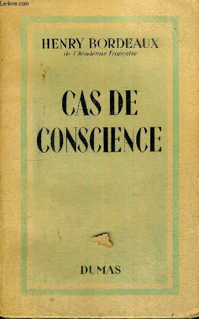 CAS DE CONSCIENCE