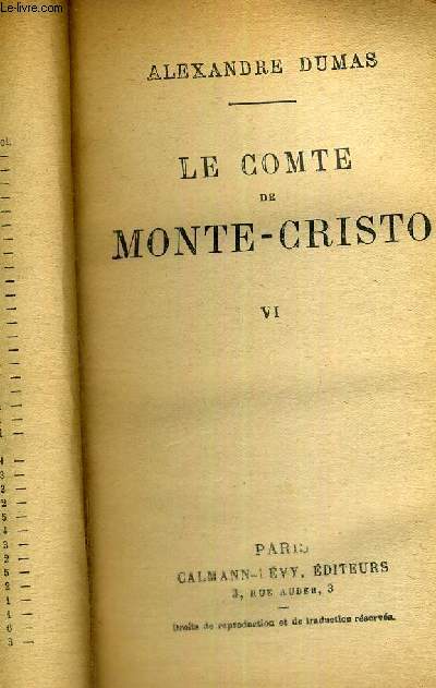 LE COMTE DE MONTE-CRISTO - TOME 6