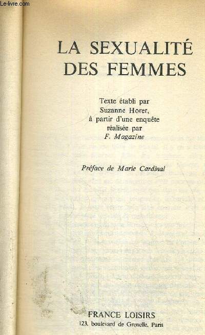 LA SEXUALITE DES FEMMES