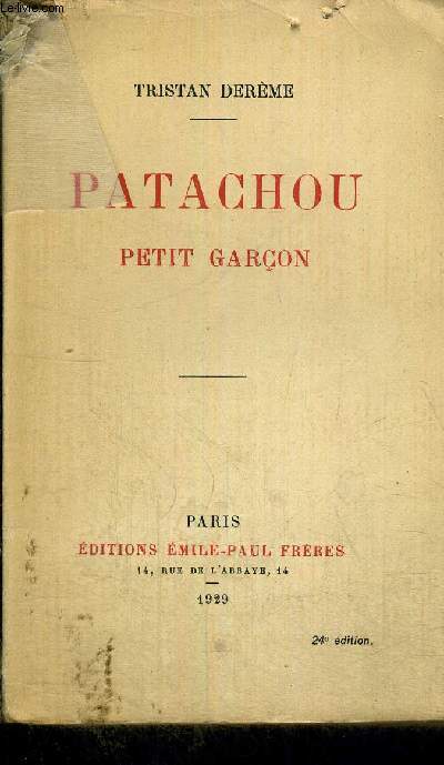 PATACHOU - PETIT GARCON