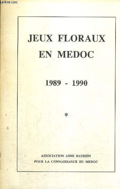 JEUX FLORAUX EN MEDOC - 1989-1990