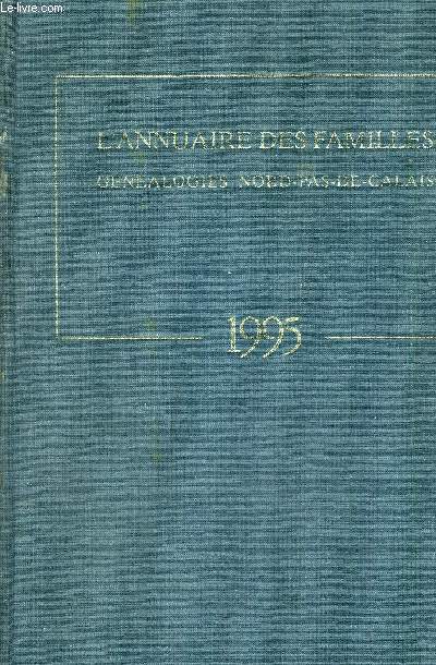 L'ANNUAIRE DES FAMILLES - GENEALOGIES NORD PAS DE CALAIS