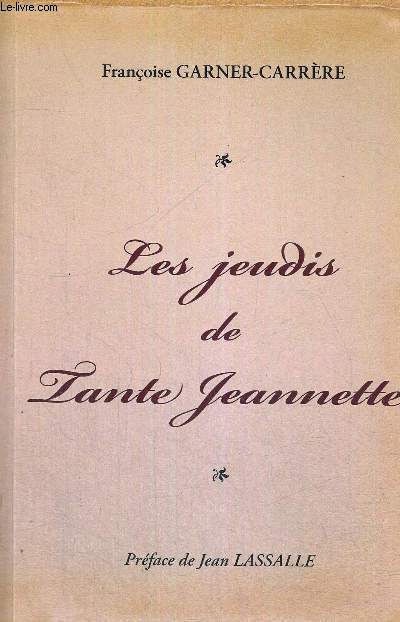 LES JEUDIS DE TANTE JEANNETTE