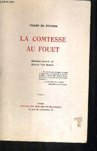 LA COMTESSE AU FOUET -TOME 1