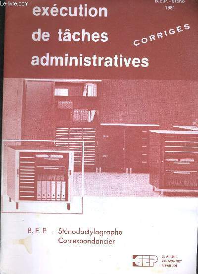 EXECUTION DE TACHES ADMINISTRATIVES