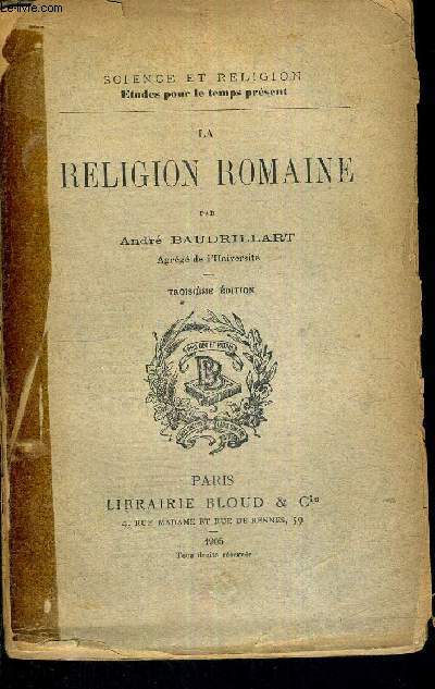 LA RELIGION ROMAINE - SCIENCE ET RELIGION