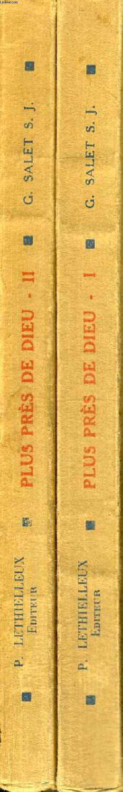 PLUS PRES DE DIEU - 2 VOLUMES - TOMES 1 ET 2 - BREVES REFLEXIONS POUR LES FETES ET LES DIMANCHES
