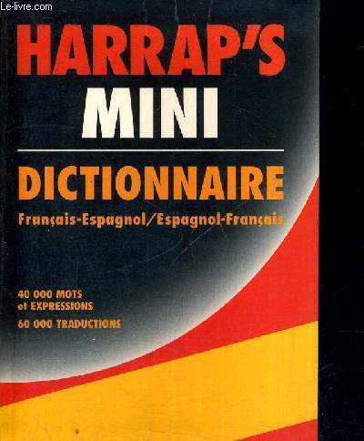 HARRAP'S MINI - DICTIONNAIRE FRANCAIS-ESPAGNOL/ESPAGNOL-FRANCAIS