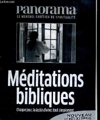 MEDITATIONS BIBLIQUES - CHAQUE JOUR, LE LECTIO DIVINA, TOUT SIMPLEMENT - PANORAMA N487 - 6 MAI- 4 JUIN 2012