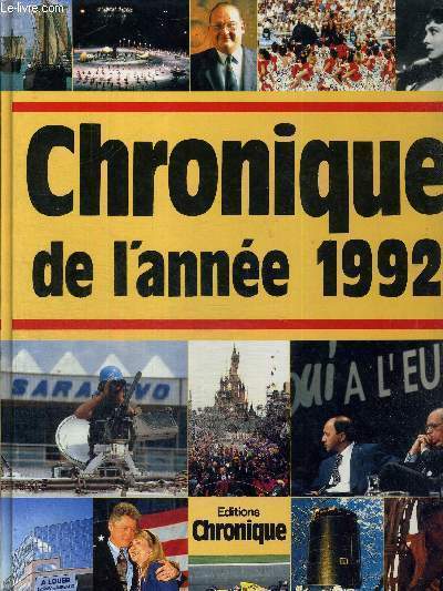 CHRONQUE DE L'ANNEE 1992