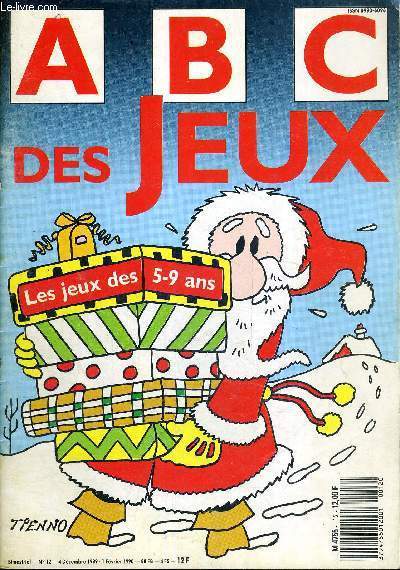ABC DES JEUX - LE JEUX DES 5-9 ANS - N12 - 4 DECEMBRE 1989- 1 FEVRIER 1990